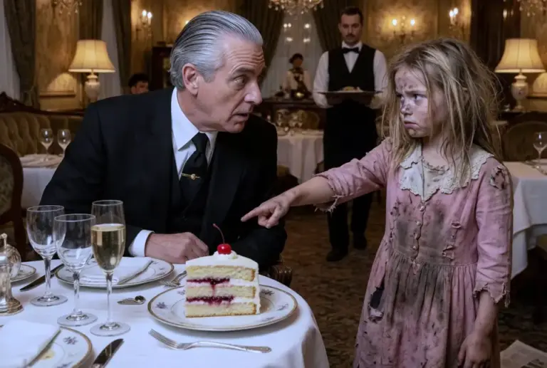 A Homeless Girl Whispered, "Don't Eat That!" The Billionaire Swapped His Plate—and Watched His Fiancée's Terrifying Reaction...