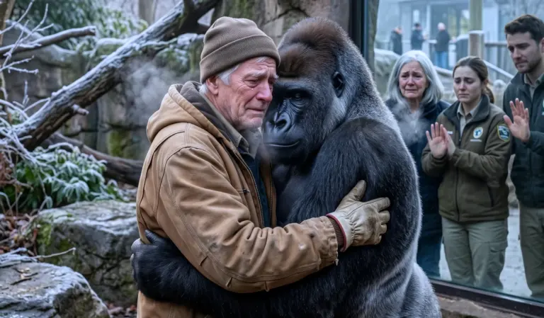 The Gorilla Wrapped His Arms Around the Old Keeper—Then Everyone Saw Which Lock His Hand Was Reaching For