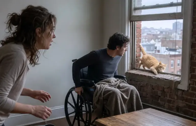 Every Night, the Cat Crawled Under His Blanket! But When Milo Slipped Onto the Window Ledge, Emily Finally Realized He Had Been Trying to Tell Her Something...