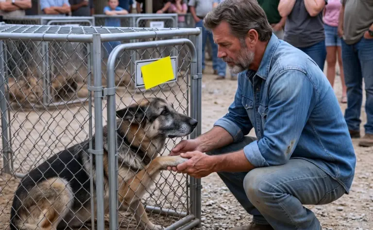 The Yellow Sticker on the K-9’s Kennel Wasn’t Medical! It Was the First Sign Someone Wanted Him Gone...