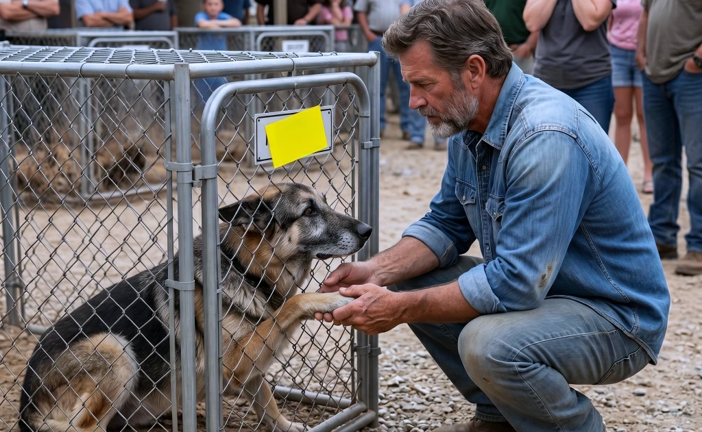 The Yellow Sticker on the K-9’s Kennel Wasn’t Medical! It Was the First Sign Someone Wanted Him Gone...