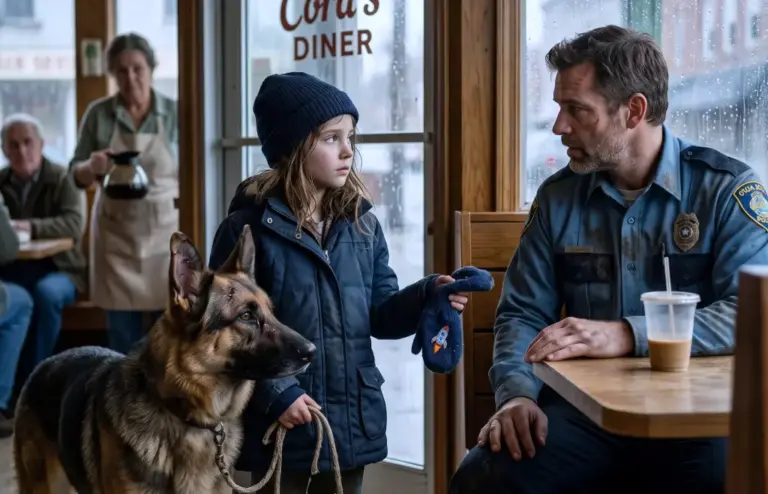 A Little Girl Brought a Scarred German Shepherd to a Grieving Officer! The Dog Ignored the Search Maps—and Walked Straight Toward the Place Everyone Had Missed...