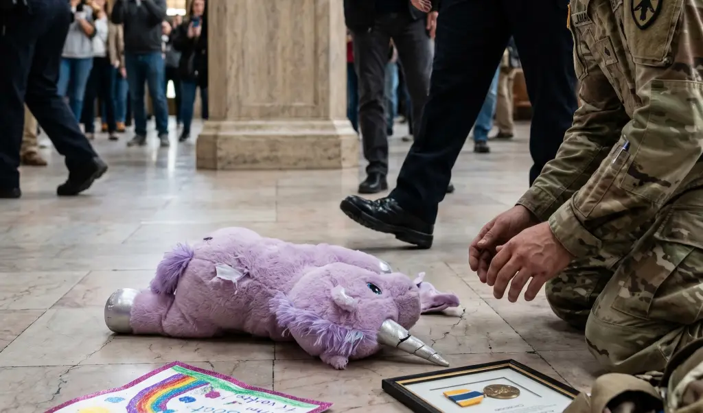 They Called Him Dangerous in the Train Station! The Broken Unicorn Told a Different Story...