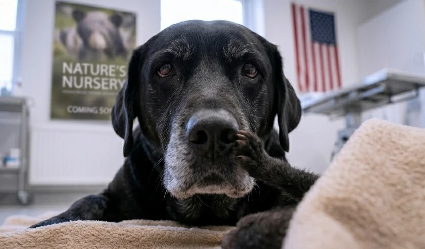 The Vet Had Forty-Eight Hours to Save a Blind Cub, and One Old Dog Noticed His Scent