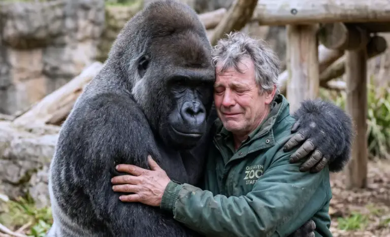 A 400-Pound Gorilla Refused to Let His Keeper Go! When Doctors Looked at the Medical Scans, They Realized the Heartbreaking Truth...