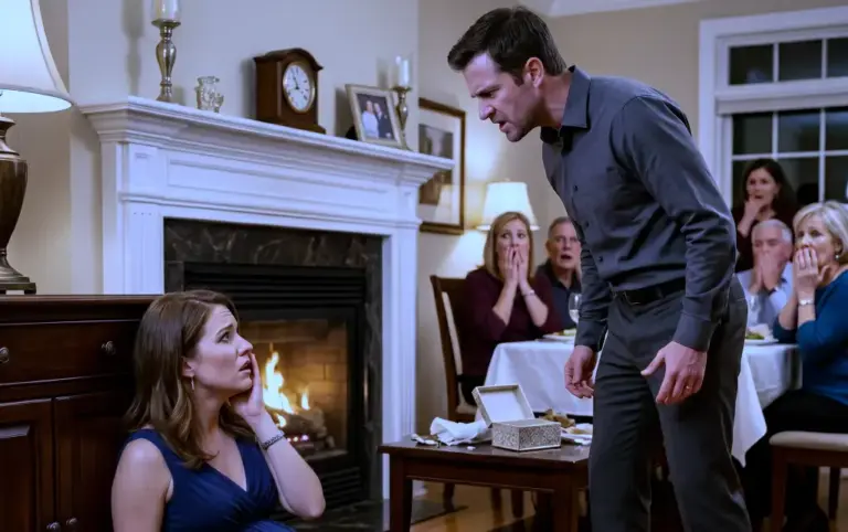 Her husband slapped her when she announced her pregnancy… but the man who comforted her at the kitchen table knew something no one else did...