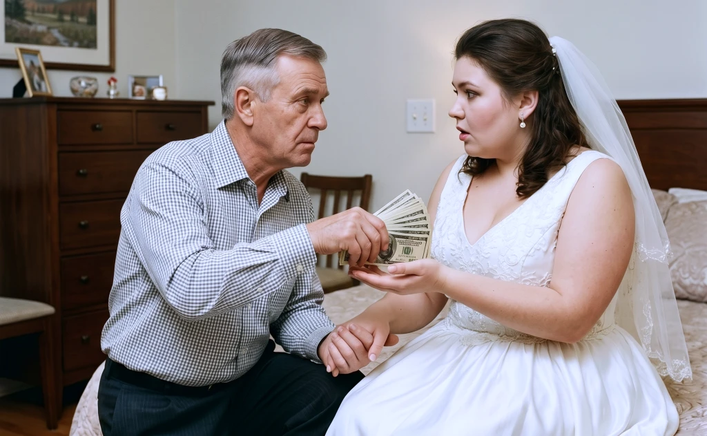 Her Father-in-Law Locked the Bedroom Door on Her Wedding Night! Then Threw $40,000 on the Desk and Told Her to Run...