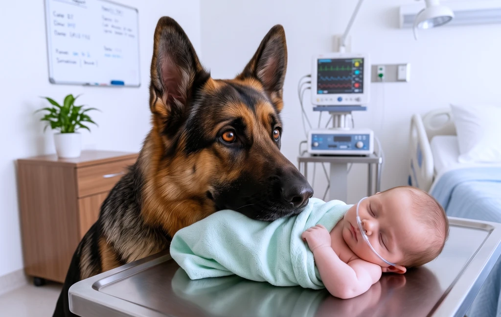 The Dog Came to Say Goodbye—Then He Wouldn’t Leave the Feeding Pump
