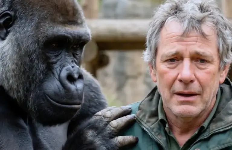 The Silverback Wrapped His Arms Around the Keeper and Wouldn’t Let Go! The Staff Thought It Was Dangerous—Until They Saw What Atlas Was Watching...