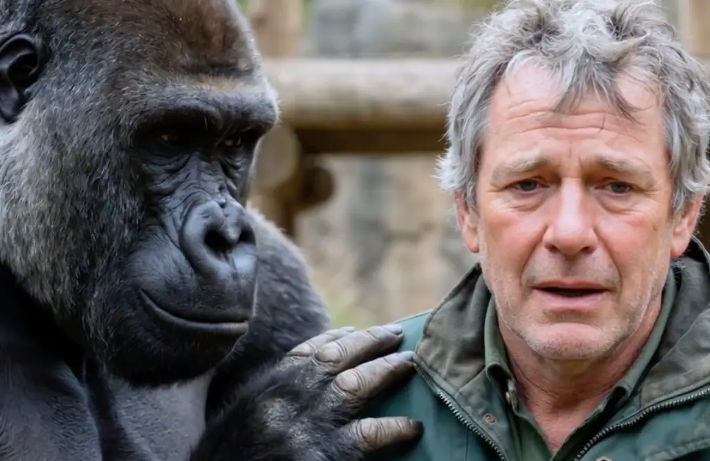 The Silverback Wrapped His Arms Around the Keeper and Wouldn’t Let Go! The Staff Thought It Was Dangerous—Until They Saw What Atlas Was Watching...