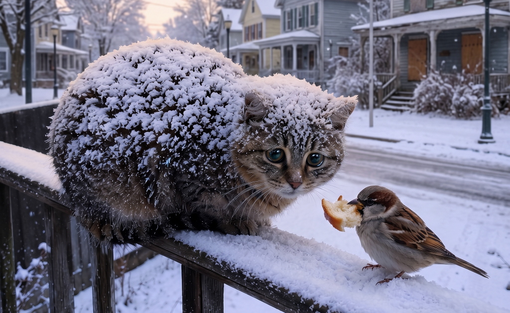 A ruthless husband abandoned a helpless cat in a brutal winter blizzard! 90 days later, a stranger on skis uncovered a genuine miracle in the snow...