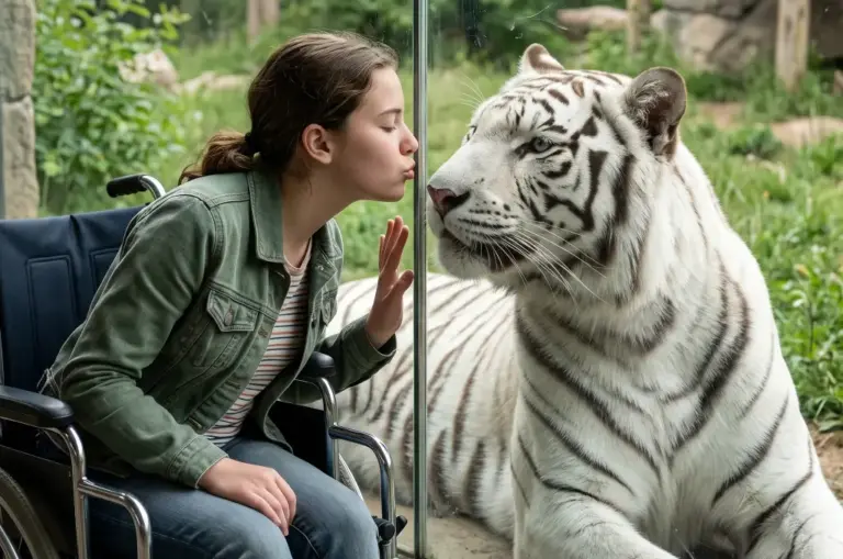 The white tiger slammed the glass in front of everyone! But the girl in the wheelchair whispered a name no visitor was supposed to know...
