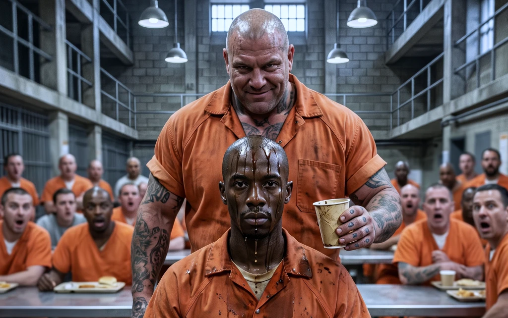 The Prison Bully Poured Coffee on the Quiet New Inmate! He Didn’t Know Who He Was Testing...