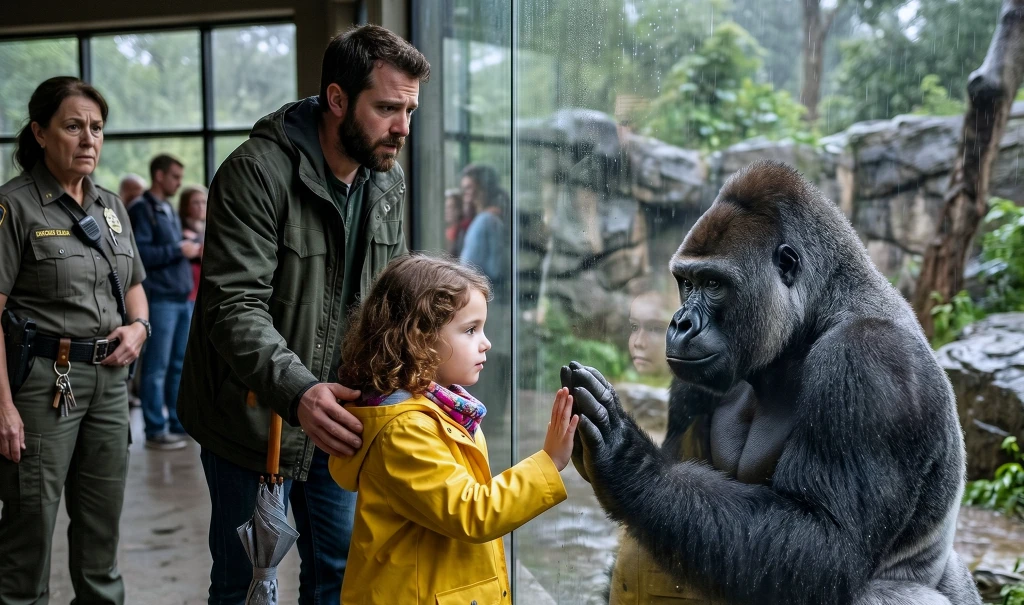 The Silverback Ignored Everyone at the Zoo! Until a Little Girl in a Yellow Raincoat Hummed Three Notes...