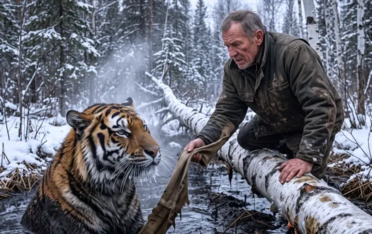 The Tiger Was Sinking in a Frozen Bog, and the Old Ranger Almost Walked Away