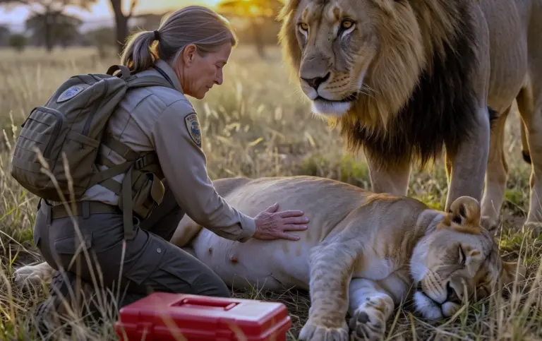 The Smallest Cub Was Hidden Behind the Others, and the Lion Who Waited Knew Something