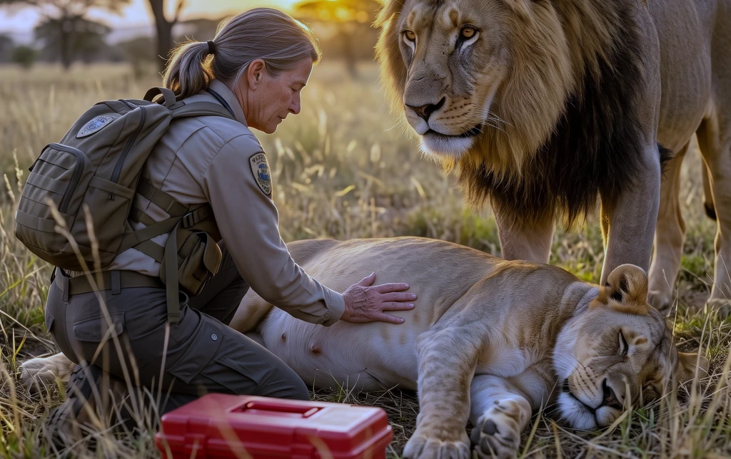 The Smallest Cub Was Hidden Behind the Others, and the Lion Who Waited Knew Something