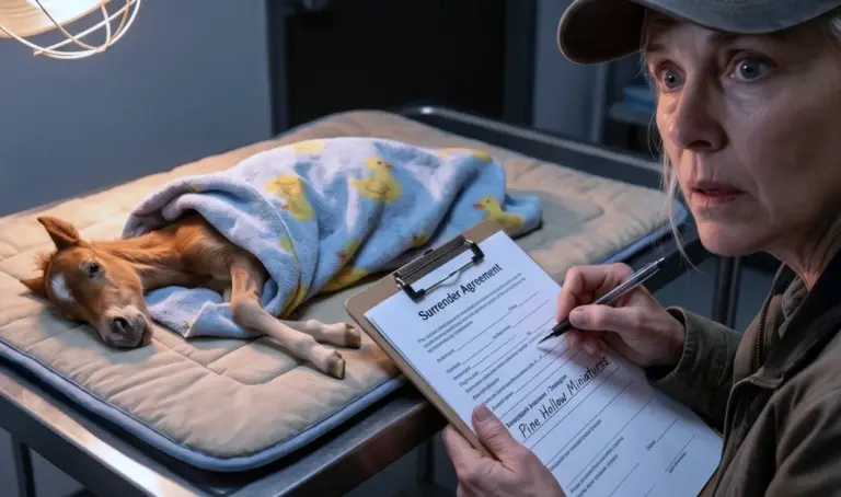The Vet Had a Euthanasia Form Ready for a Seven-Pound Foal! Then Grace Saw the Breeder’s Name on the Clipboard...