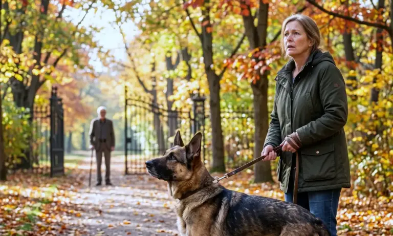 The Army Sent Her Son’s Wounded Dog Home Without Him! Two Years Later, the Shepherd Froze in the Park and Stared at a Stranger With a Cane...