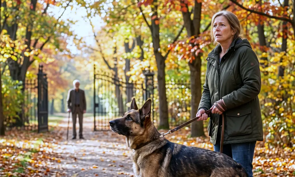 The Army Sent Her Son’s Wounded Dog Home Without Him! Two Years Later, the Shepherd Froze in the Park and Stared at a Stranger With a Cane...