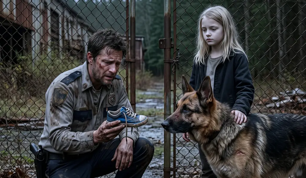 A Little Girl Said Her Dog Could Find the Officer’s Missing Son—Then the German Shepherd Led Them to a Tiny Shoe in the Mud