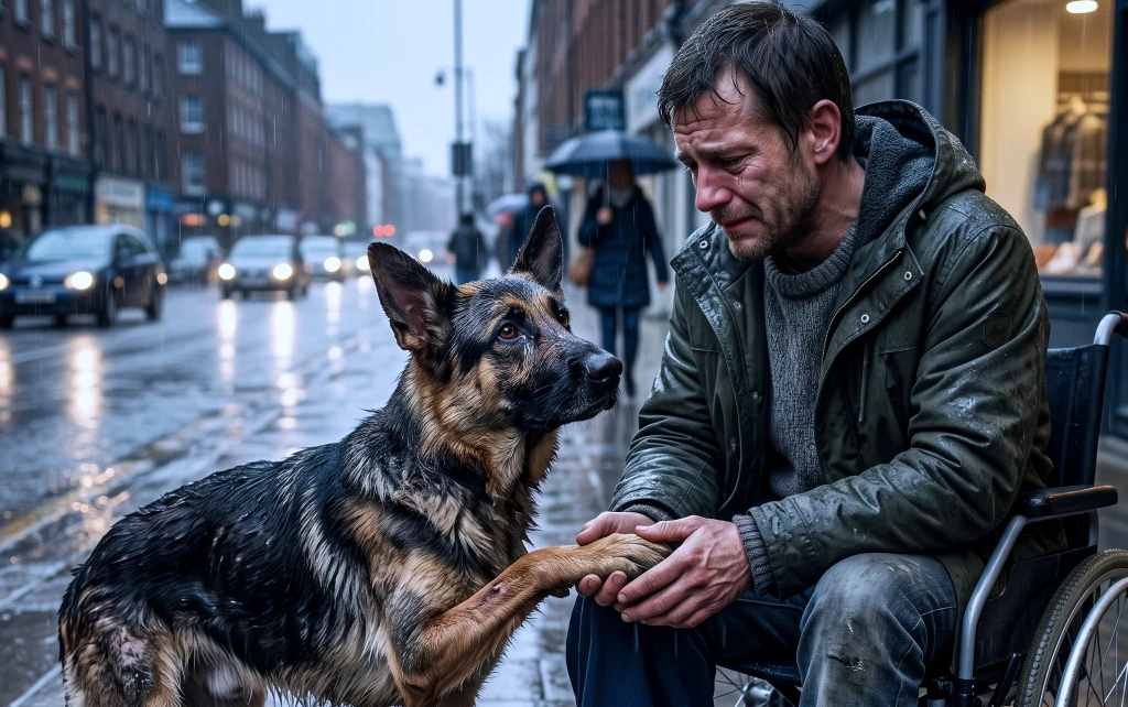 The Dog at the Bus Shelter Knew the Man in the Wheelchair