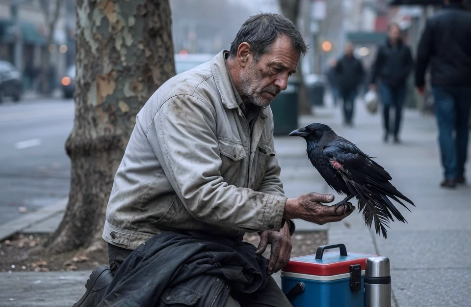 He Missed His Date to Save a Crow, and the Whole Building Started Watching...