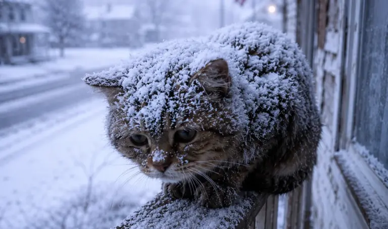 He Locked the Gate, Left a Bag of Food, and Drove Away Before the First Snow! By March, a Stranger Owned the Cabin—and the Cat Was Still There...