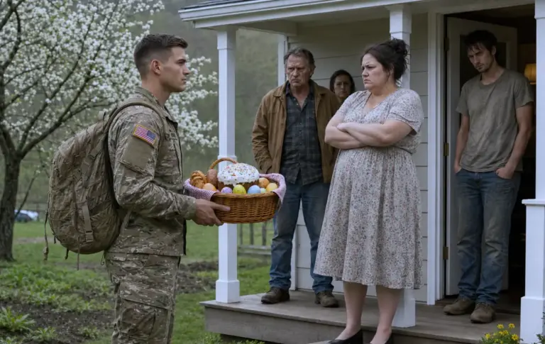 He Brought His Wife an Easter Basket After Eight Months Away! Her Face Told Him She Was Waiting for Something Else...