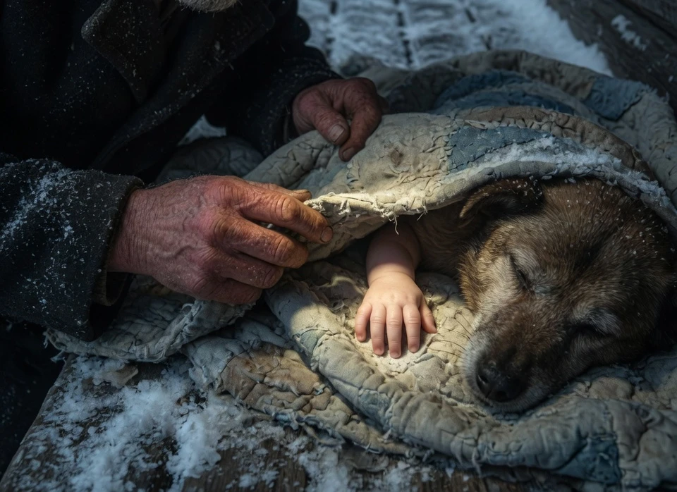 The Dog Wouldn’t Take the Sandwich—Then They Saw What He Was Keeping Warm