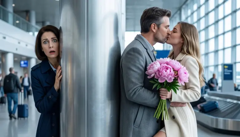 I Came Home a Day Early! At O’Hare, My Husband Was Waiting With November Peonies—for Another Woman...