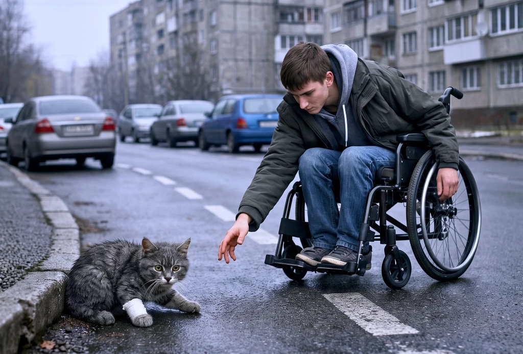 The Injured Kitten Crawled to His Wheelchair—and Gave Him Someone Who Needed Him