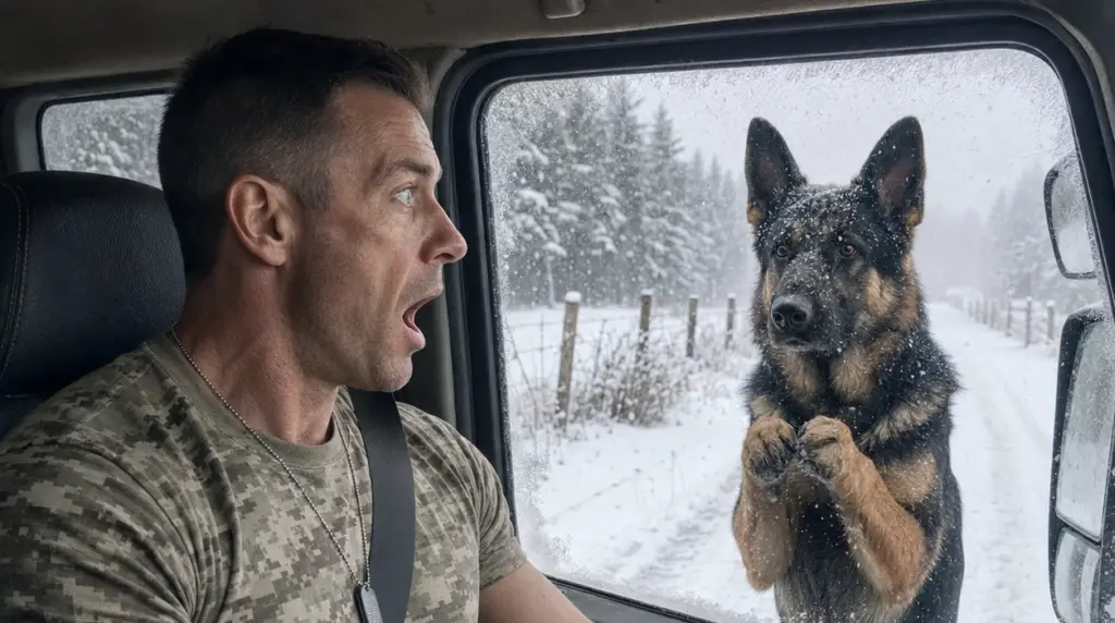 His Military Dog Was Declared Dead Three Years Ago—Then It Rose from the Snow and Made the One Gesture Only He Knew