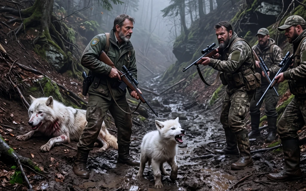 The Wolf Pup Was Freezing in the Creek, but Its Mother Was Carrying a Darker Warning