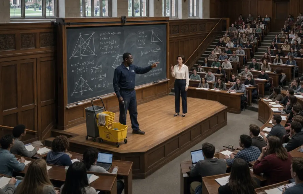 A Custodian Interrupted Her Elite Math Seminar—Then the Professor Learned Whose Paper She’d Been Citing for Years