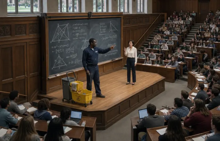 A Custodian Interrupted Her Elite Math Seminar—Then the Professor Learned Whose Paper She’d Been Citing for Years