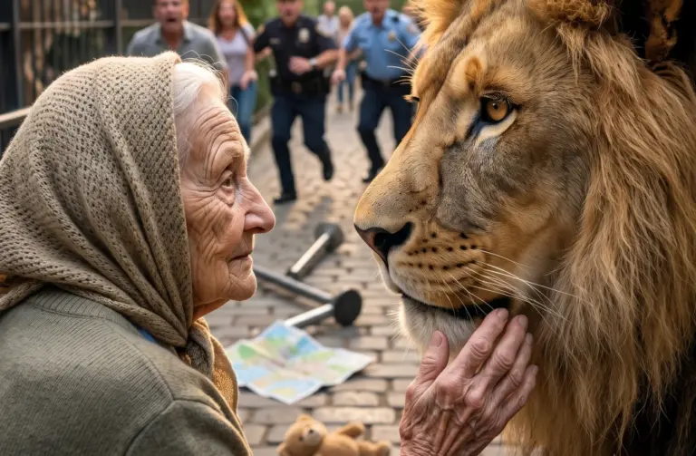 The Lion Walked Out of the Zoo—But He Wasn’t Looking for Freedom