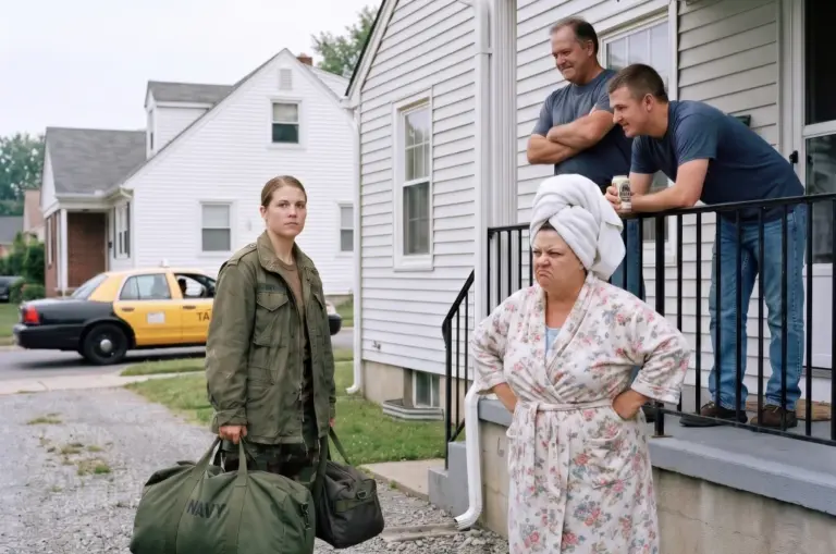I Came Home From Deployment, but My Key Wouldn’t Turn—Then My Father Opened the Door and Said, “You’re Early”