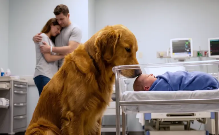 He Was Told the Dog Couldn’t Go Upstairs—Then the Dog Stopped at the Quiet Room