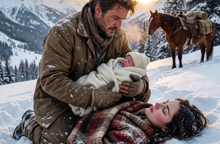 He Found a Baby’s Hand in the Snow Before He Saw the Woman Holding Him