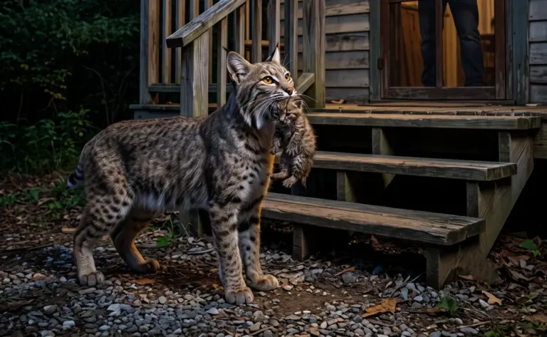He Thought He Was Helping One Bobcat Until She Showed Him What Was Hidden in the Shed