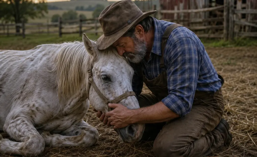 He Bought a Broken Horse for His Last Cash—Then the Vet Scanned Her Neck