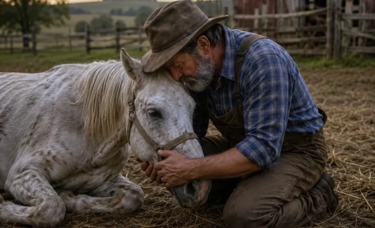 He Bought a Broken Horse for His Last Cash—Then the Vet Scanned Her Neck