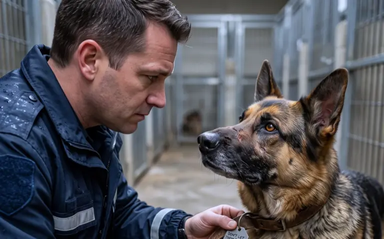 No One Wanted the Retired K-9, But His Collar Was Still Asking for Help