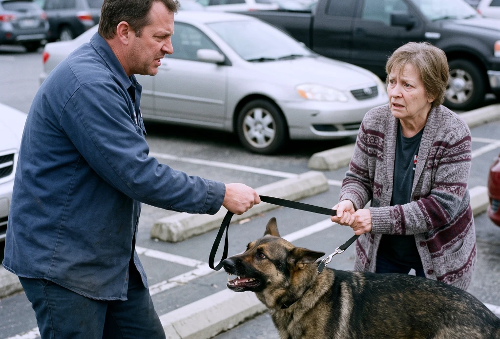 On Her Last Day as a Surgeon, She Found a Dying German Shepherd! Then Someone Warned Her His Owner Would Come Back...