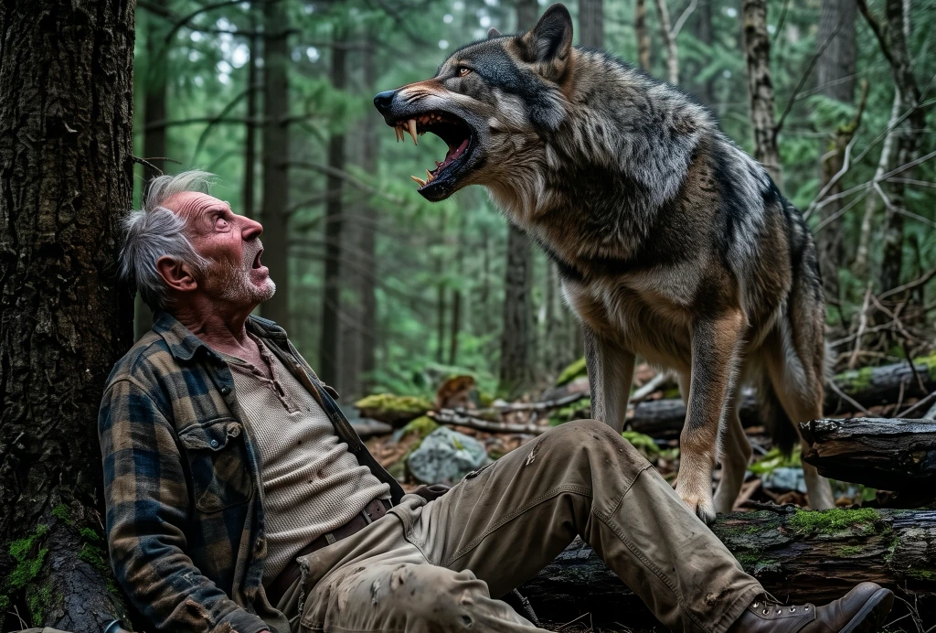 His Wife Left Him Helpless in a Remote Cabin—Then a Scarred Wolf’s Howl Led Rescuers to the Truth