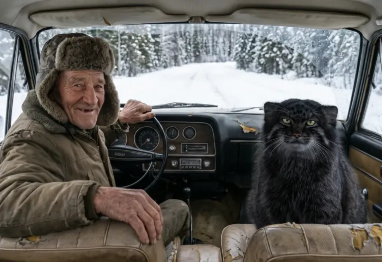 A Retired Game Warden Rescued a Strange Black Cat During a Blizzard—What It Really Was Seemed Impossible!