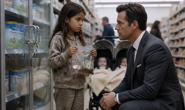 A Little Girl Asked a Stranger to Buy Baby Formula—Then Her Mother Saw His Name and Said, “You Wrote That I Chose to Leave”