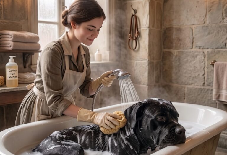 The Crime Boss’s Dog Had Never Chosen Anyone Over Him—Until a Clumsy Housekeeper Spilled Two Buckets of Water and the Dog Followed Her Home