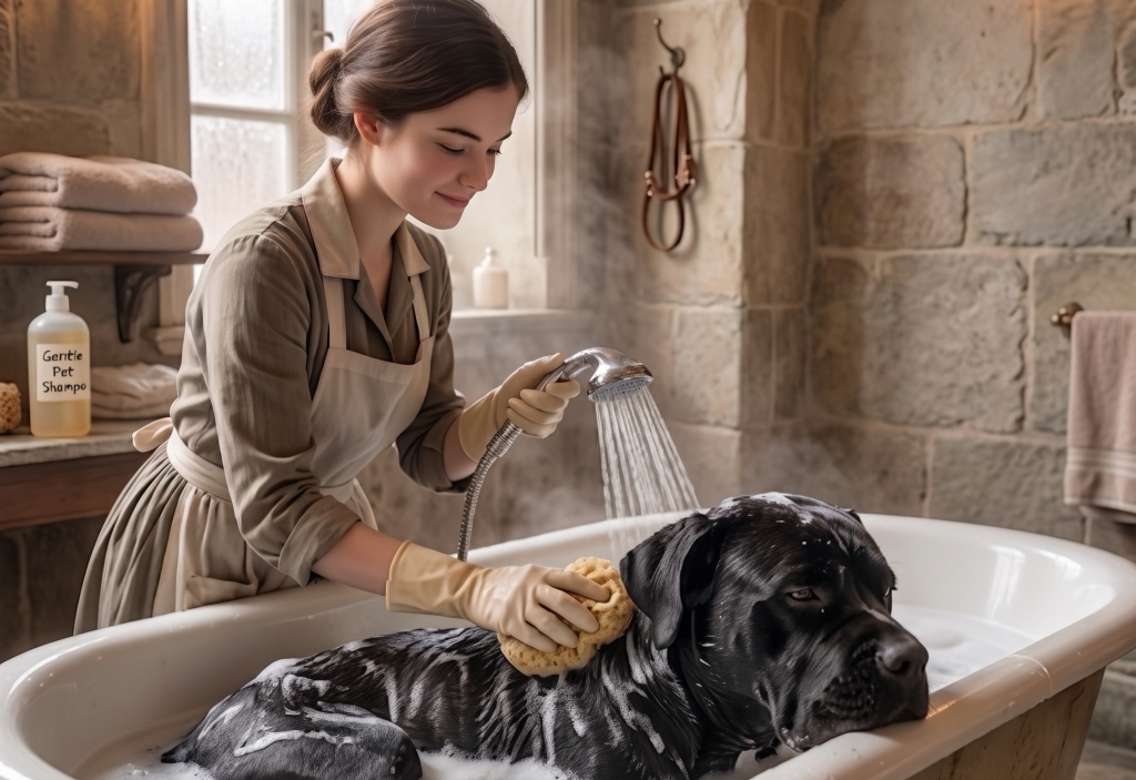 The Crime Boss’s Dog Had Never Chosen Anyone Over Him—Until a Clumsy Housekeeper Spilled Two Buckets of Water and the Dog Followed Her Home